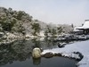 天龍寺の冬