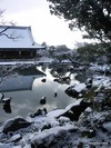 天龍寺の冬